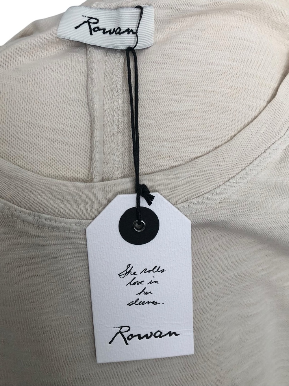 Rowan Georgia Slub Muscle Tank Maxi Dress Size Large - Picture 4 of 6
